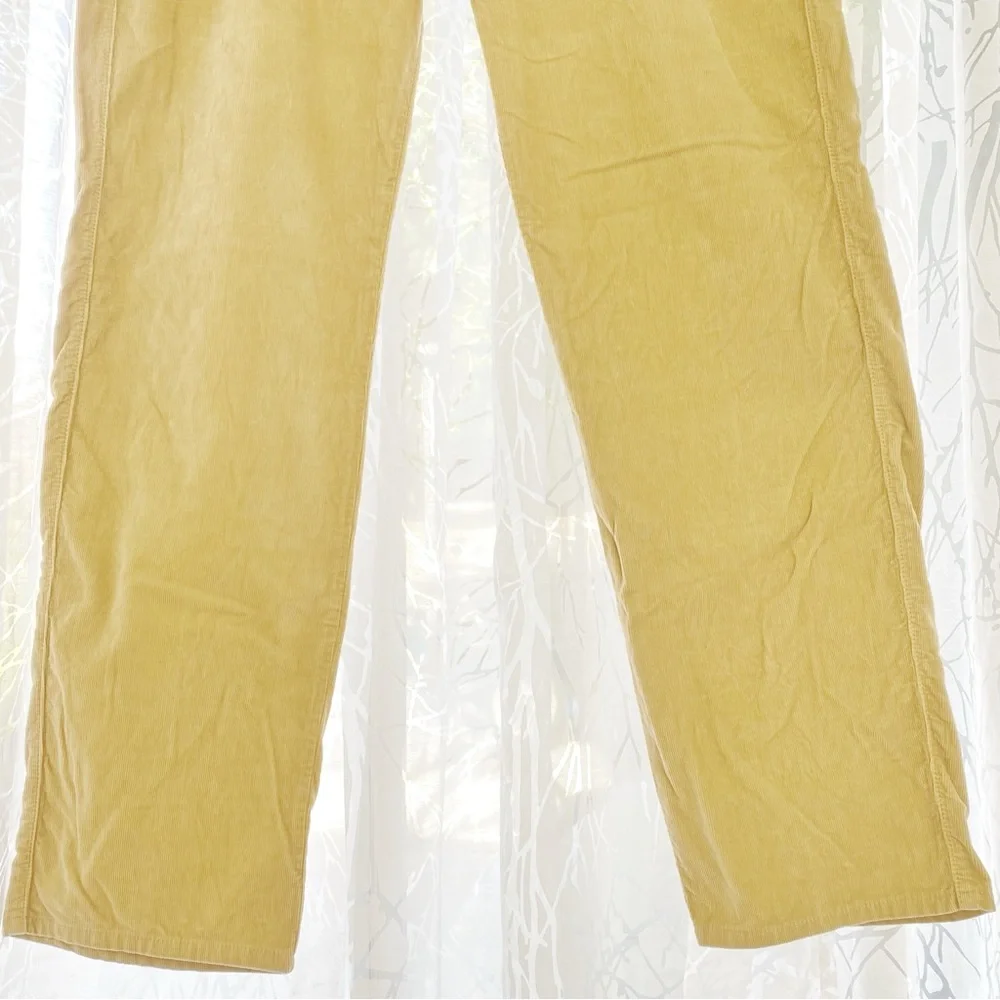 ERMENEGILDO ZEGNA Tan khaki Corduroy straight leg Pants - Picture 3 of 12
